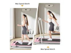 Onder Bureau Loopband 1-6Km/H Wandelen Jogging Machine Voor Thuiskantoor Met Opvouwmogelijkheid-Vente-unique Discount