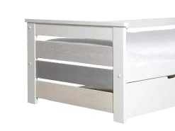 Onderschuifbed Celiane - 2 X 90 X 190 Cm - Mdf - Wit-Vente-unique Outlet