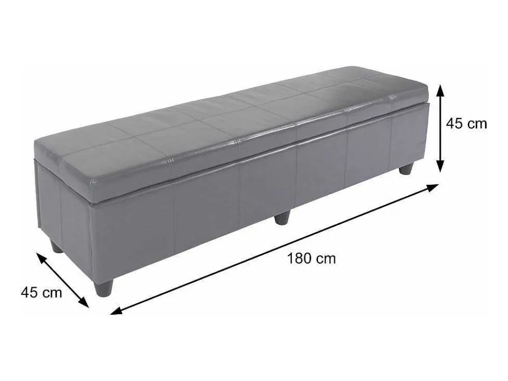 Opbergkist Arezzo Xxl, Wit-Vente-unique Best