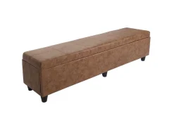 Opbergkist Kriens Xxl, Imitatie Suede-Vente-unique New