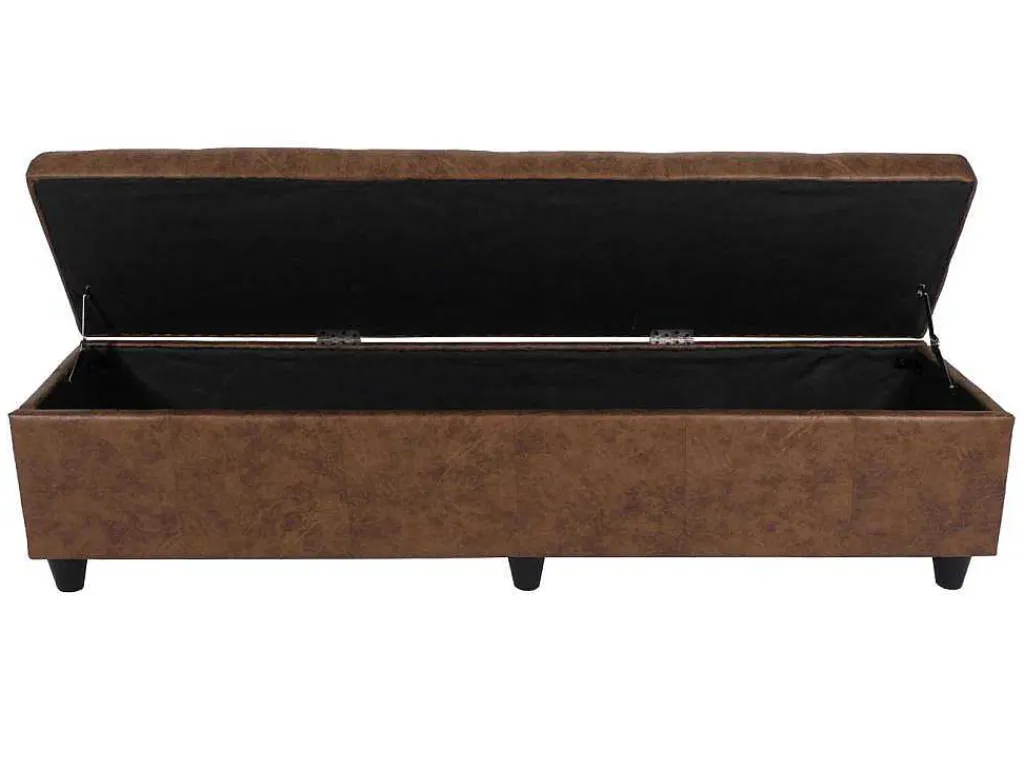 Opbergkist Kriens Xxl, Imitatie Suede-Vente-unique New