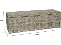 Opbergruimte Van Kubu Gao - L130 X D45 X H44 Cm - Natuurlijk Grijs-OZAIA Hot