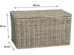 Opbergruimte Van Kubu Timgad - L100 X D55 X H55 Cm - Natuurlijk Grijs-OZAIA Hot