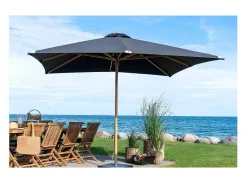 Orlando Parasol O300Cm Zwart.-Vente-unique Clearance