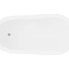 Ovaal Eilandbad - Retro Stijl - 171 L - 145 X 74 X 77 Cm - Witte Leeuwenpoten - Nisos-Shower & Design Best
