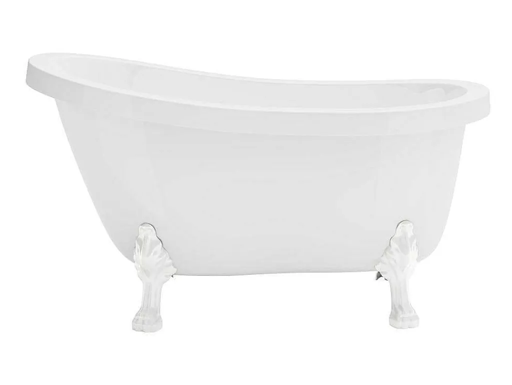Ovaal Eilandbad - Retro Stijl - 171 L - 145 X 74 X 77 Cm - Witte Leeuwenpoten - Nisos-Shower & Design Best