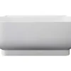 Ovaal Halfvrijstaand Bad - 240 L - 150 X 76 X 58 Cm - Wit - Acryl - Vogler-Shower & Design New