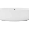 Ovaal Losstaand Bad - 251L - 185 X 90 X 58 Cm - Wit - Acryl - Marmati-Shower & Design Best