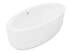 Ovaal Losstaand Bad - 251L - 185 X 90 X 58 Cm - Wit - Acryl - Marmati-Shower & Design Best