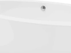 Ovaal Losstaand Bad - 251L - 185 X 90 X 58 Cm - Wit - Acryl - Marmati-Shower & Design Best