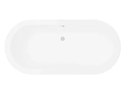 Ovaal Vrijstaand - 200 L - 170 X 80 X 58 Cm - Mat Zwart - Acryl - Neptuna-Shower & Design Sale