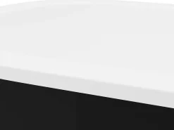 Ovaal Vrijstaand - 200 L - 170 X 80 X 58 Cm - Mat Zwart - Acryl - Neptuna-Shower & Design Sale