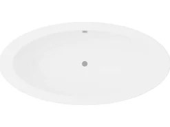 Ovaal Vrijstaand Bad - 251 L - 185 X 90 X 58 Cm - Zwart - Acryl - Marmati-Shower & Design Sale