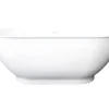 Ovaal Vrijstaand Bad - 210L - 150 X 74 X 57 Cm - Wit - Acryl - Mobula-Shower & Design