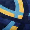 Ovale Wollen Tapijt Komiza - Handgetuft - 150 X 230 Cm - Marineblauw-OZAIA Best