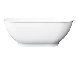 Ovalen Vrijstaand Bad - 240 L - 170 X 75 X 60 Cm - Wit - Acryl - Mobula-Shower & Design Online