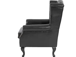 Oxford Fauteuil, Zwart Zonder Voetenbank-Vente-unique Outlet