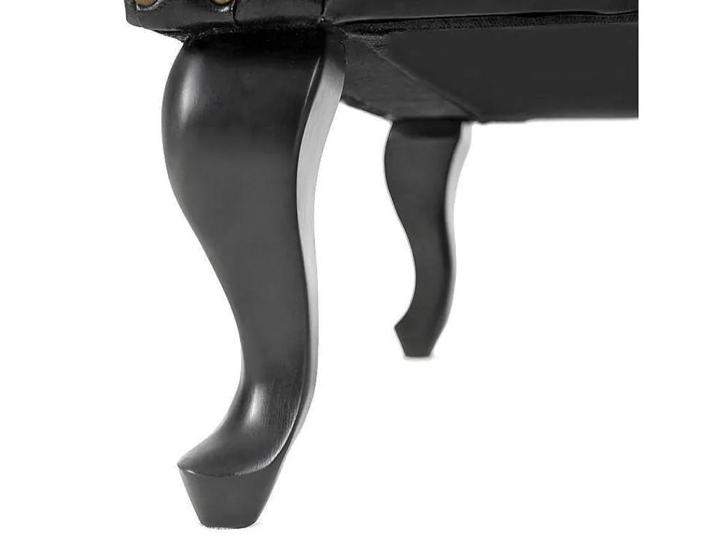 Oxford Fauteuil, Zwart Zonder Voetenbank-Vente-unique Outlet