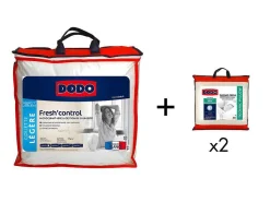 Pack Anti-Transpirant Dekbed 240X260Cm + 2 Hoofdkussens 60X60Cm Verkoelend Effect Fresh Control-DODO Discount