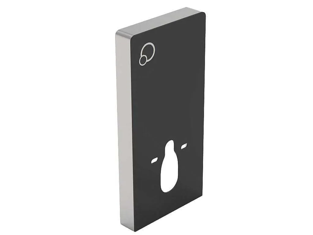 Pakket Zwevend Toilet Met Sierframe - Matzwart - Javoine-Vente-unique Clearance