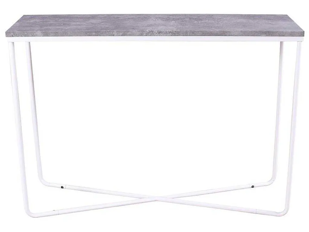 Palace Sidetable 30X110 Cm Beton Decor, Wit.-Vente-unique Sale