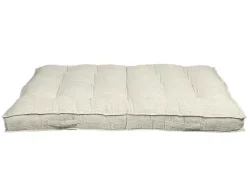 Palletkussen Van Ribfluweel - L120 X D80 Cm - Beige - Baila-OZAIA New
