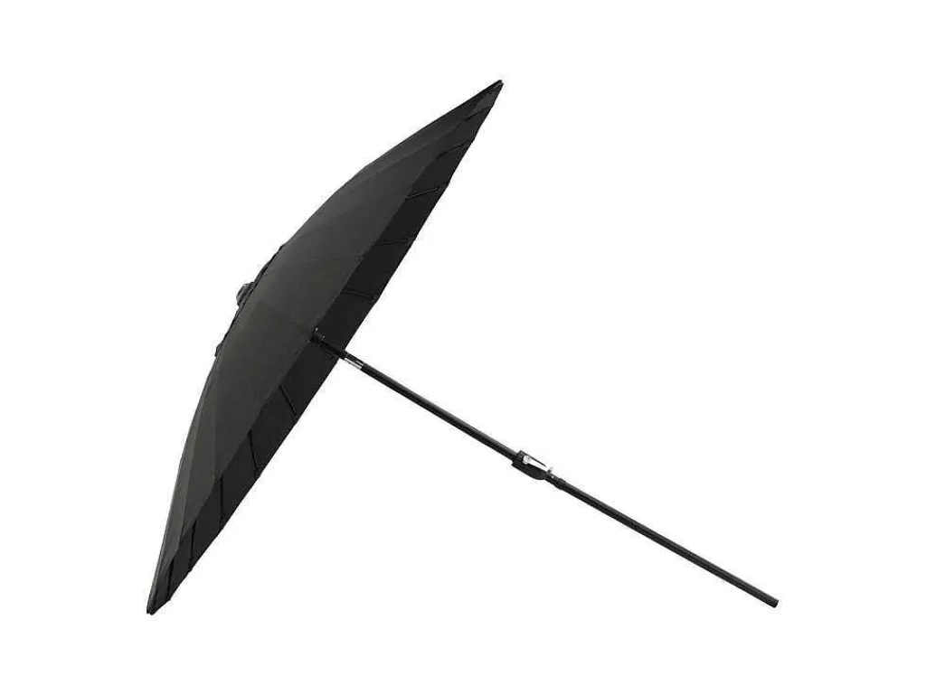 Palmetto Parasol Met Kantelfunctie Zwart.-Vente-unique Hot