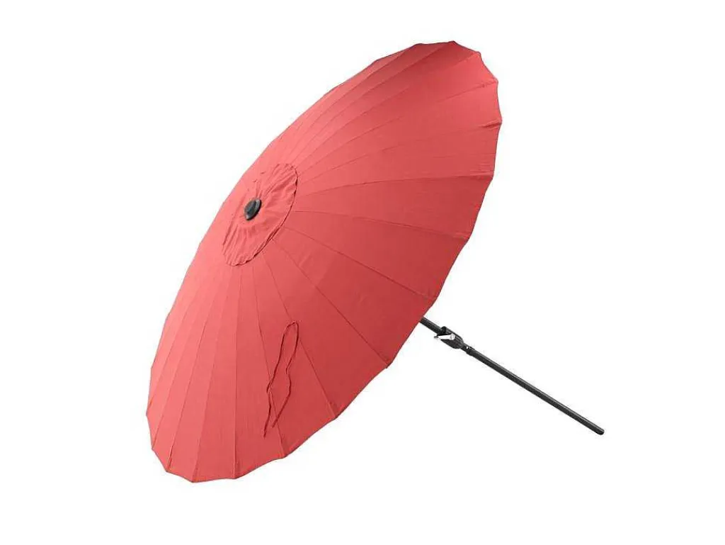 Palmetto Parasol Met Kantelfunctie Rood.-Vente-unique New