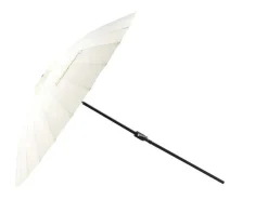 Palmetto Parasol Met Kantelfunctie Wit.-Vente-unique Outlet