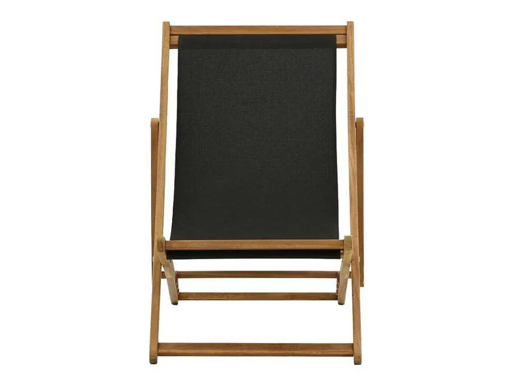 Peachy Tuinligstoel, Opvouwbare Strandstoel Grijs.-Venture Home Best