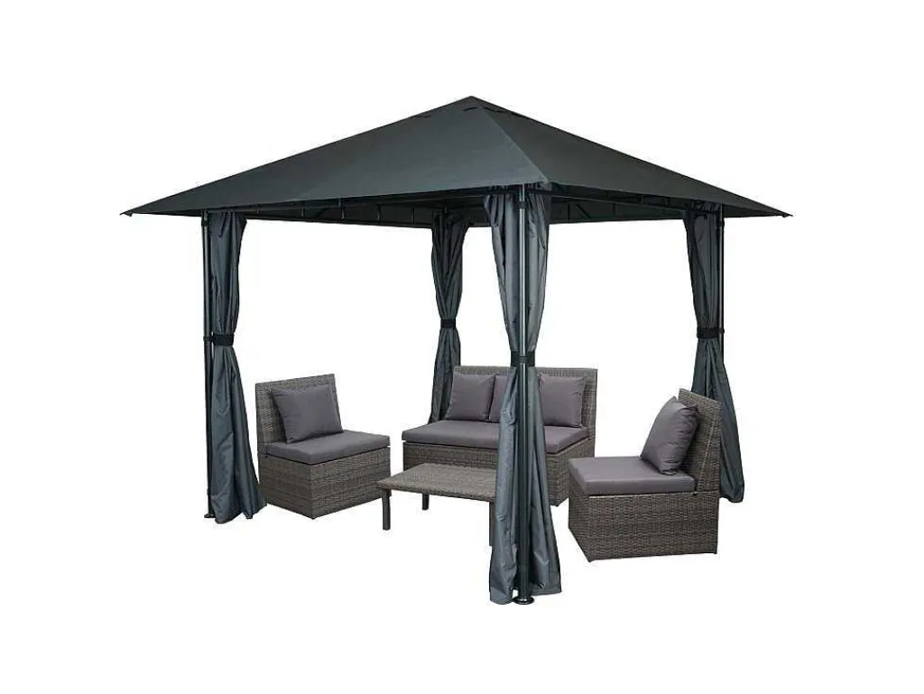 Pergola Mcw-J63, Antraciet-Vente-unique Outlet