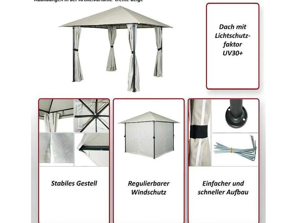 Pergola Mcw-J63, Antraciet-Vente-unique Outlet