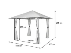 Pergola Mcw-J63, Antraciet-Vente-unique Outlet
