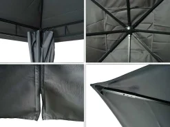 Pergola Mcw-J63, Antraciet-Vente-unique Outlet