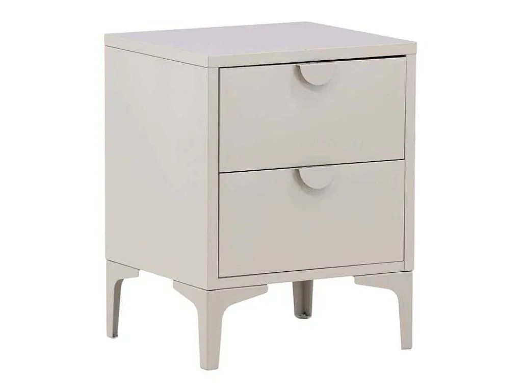 Piring Nachtkastje 2 Laden Beige.-Venture Home