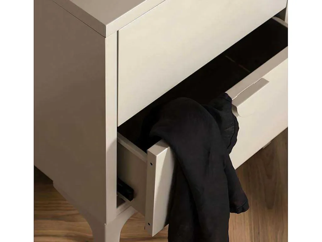 Piring Nachtkastje 2 Laden Beige.-Venture Home