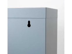 Pisa Schoenenkast Grijs Metaal Met 3 Vakken.-Vente-unique Discount