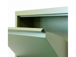 Pisa Schoenenkast Groen Metaal Met 6 Vakken.-Vente-unique Best