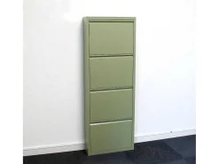 Pisa Schoenenkast Groen Metaal Met 4 Vakken.-Vente-unique Clearance