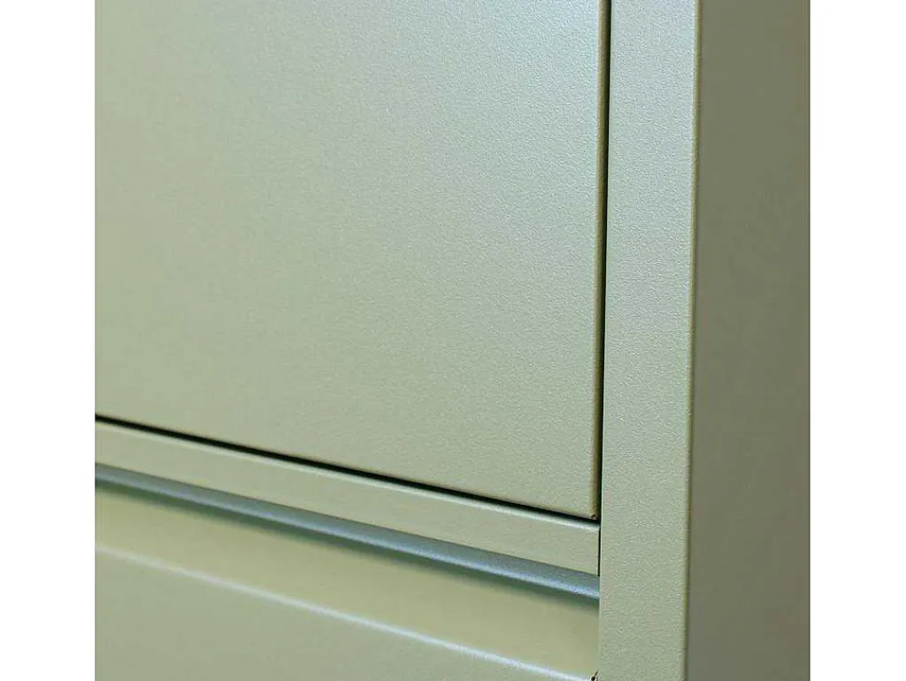 Pisa Schoenenkast Groen Metaal Met 4 Vakken.-Vente-unique Clearance