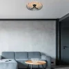 Plafondlamp Aspendos - D.56 X H. 16 Cm - Zwart-Vente-unique