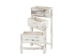 Plantenrek Staand Rek, Wit-Vente-unique Clearance