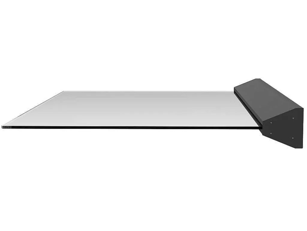 Platte Deurluifel Van Aluminium 140 X 90 Cm Met Ledverlichting - Luxama-Vente-unique