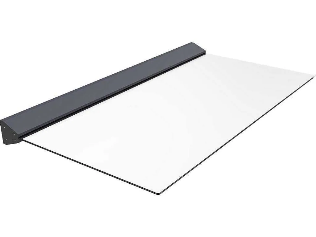 Platte Deurluifel Van Aluminium 140 X 90 Cm Met Ledverlichting - Luxama-Vente-unique