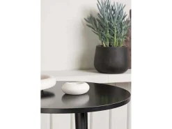 Plaza Barmeubelset Bartafel Zwart En 2 Adesto Barstoelen Zwart.-Vente-unique Hot