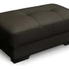 Poef Van Leer Metropolitan Ii - Bruin-LINEA SOFA Sale