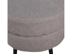 Pot Poef O40Cm Beige.-Venture Home