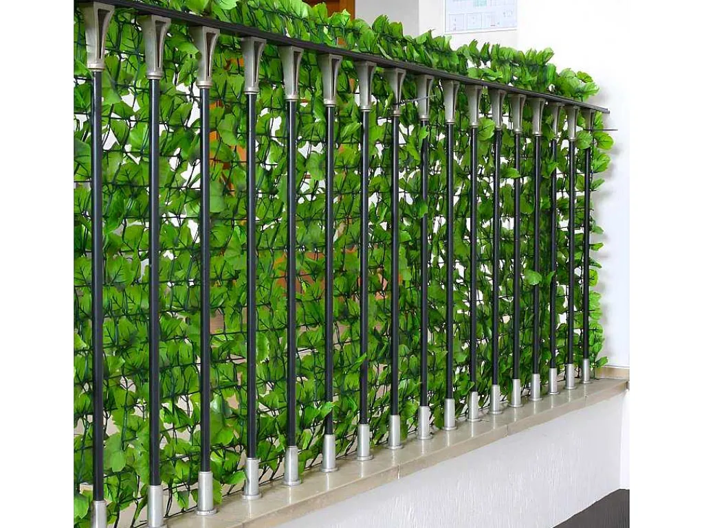 Privacyscherm Balkon N77 Ii Blad, 300X150Cm Licht Blad-Vente-unique