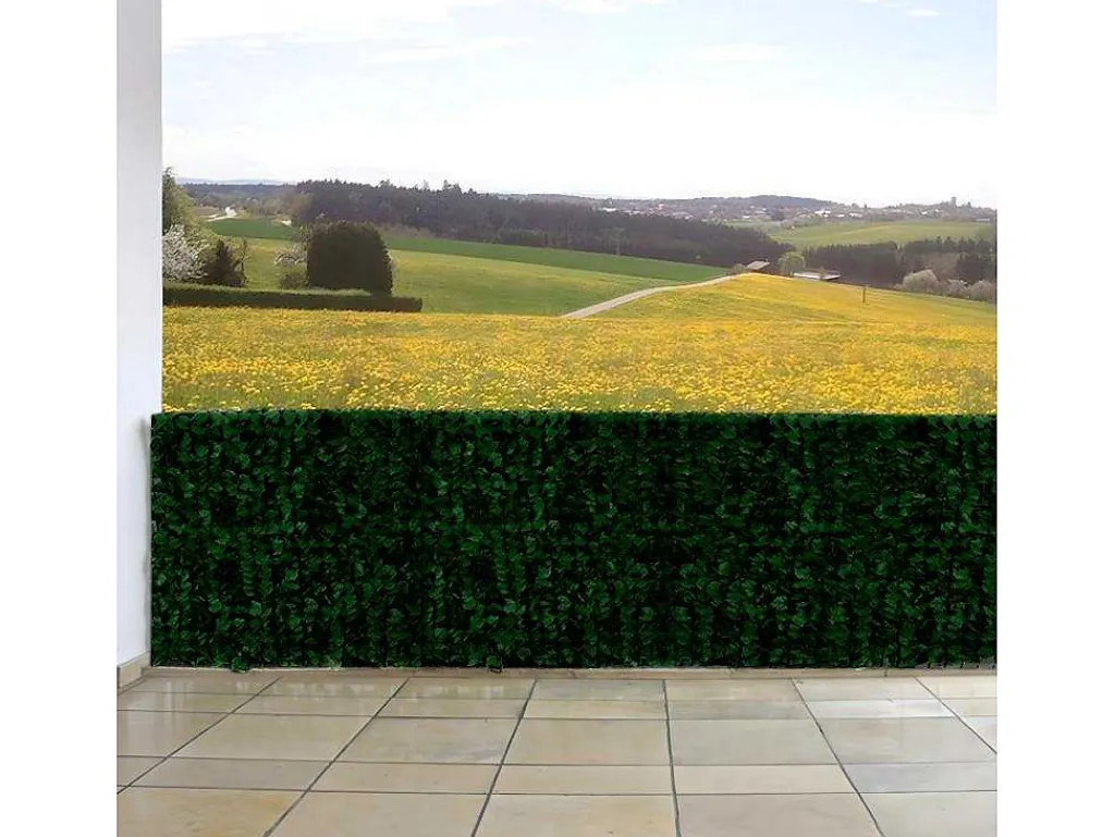 Privacyscherm Balkon N77 Ii Blad, 500X150Cm Donker Blad-Vente-unique Outlet