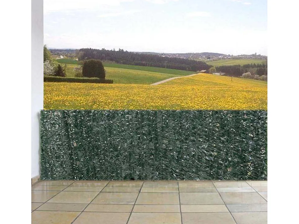 Privacyscherm Balkon N77 Ii Blad, 300X150Cm Dark Fir-Vente-unique Online